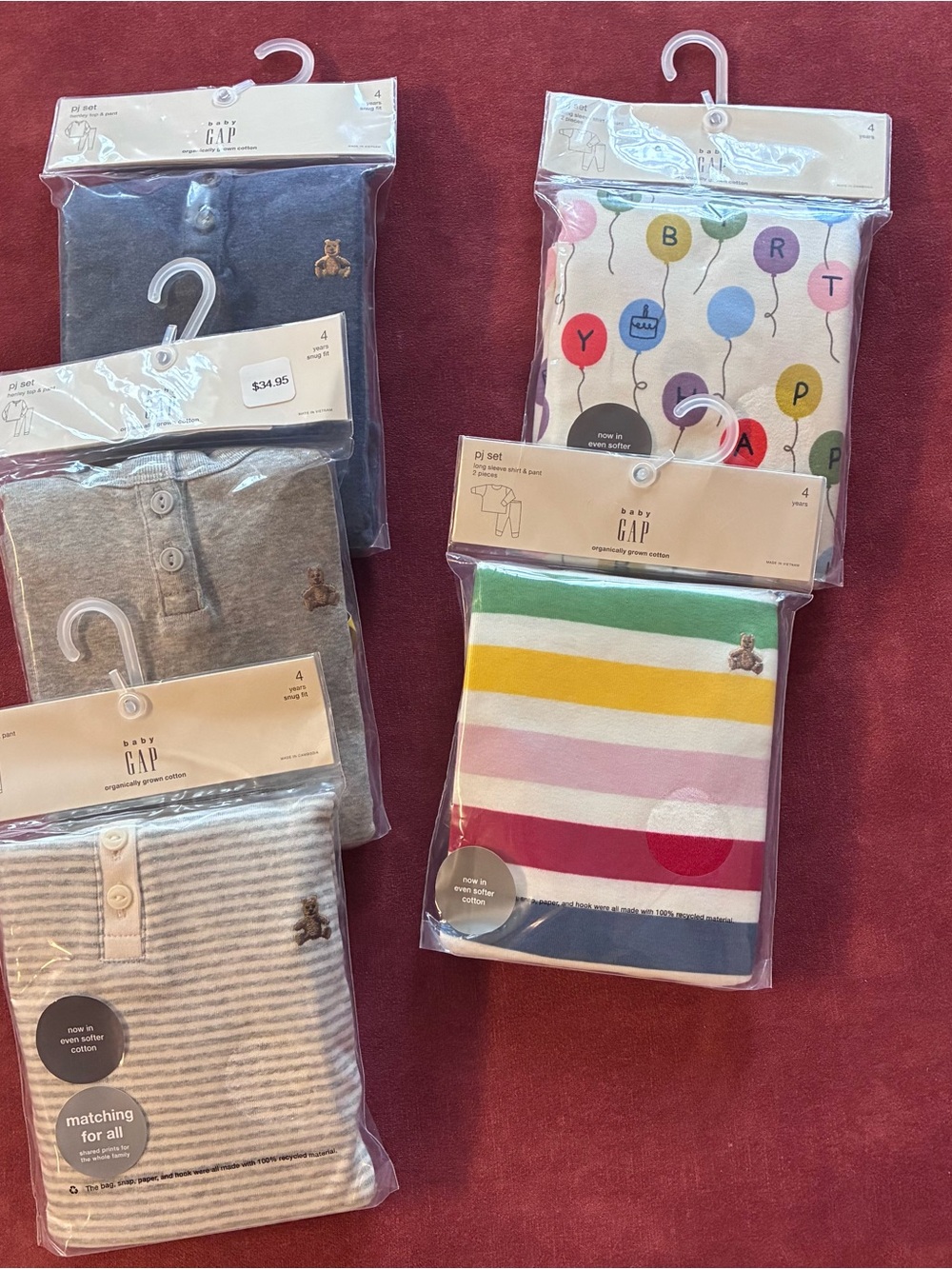BNWT GAP 4T Pajama Sets